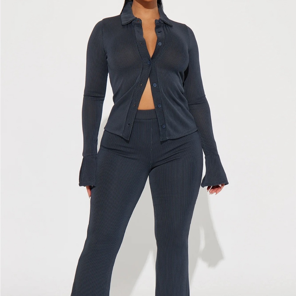 Fashion nova 2 piece ribbed set